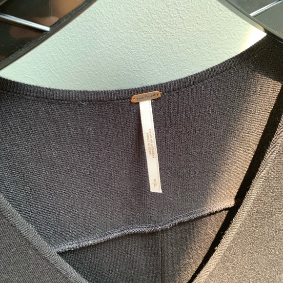 Free people V-neck wool blend sweater dress - Picture 2 of 5